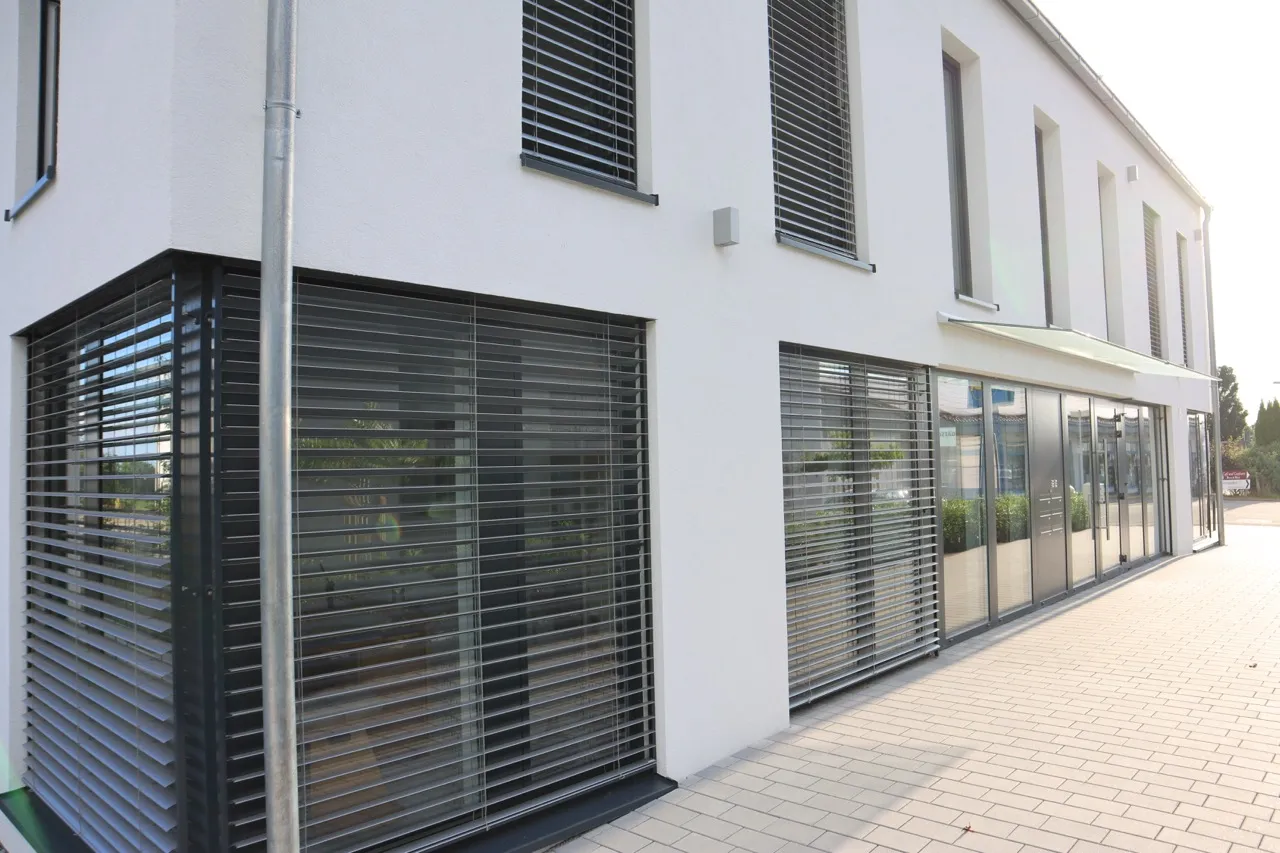 The modern practice building in Gailingen am Hochrhein