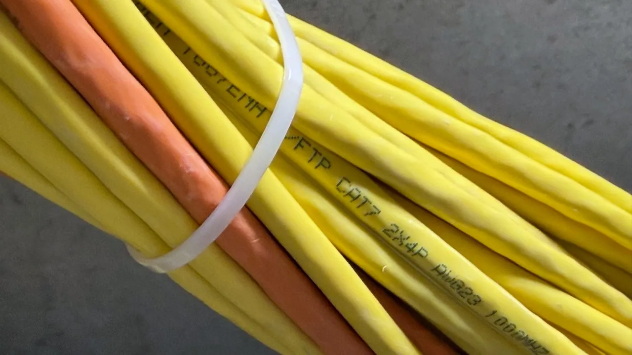 Structured Cat 7 cabling for the practice network